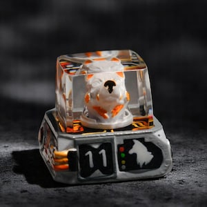 Pig, Mouse Keycaps, Adorable Snake Keycap Keyboard 1Pc Cute Animal Artisan Keycap for Mechanical Keyboard, Cherry MX Keycap, Christmas Gift