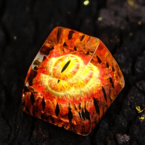 Da.rk Lo.rd Ring Keycap Custom Resin Artisan Keycap for Mechanical Keyboard | Handmade LOTR-Inspired Keycap Gift for Gamers & Collectors