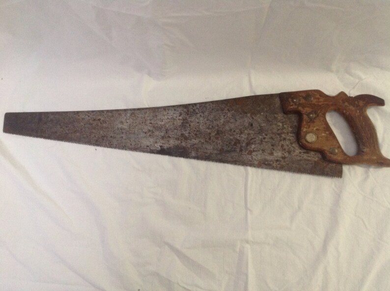 Warranted Superior Hand Saw Vintage Decor Rusty Etsy