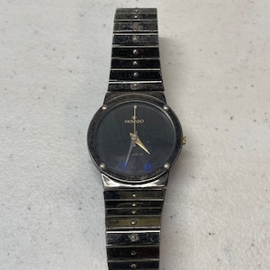 Vintage Movado Stainless Steel Quartz Analog Wrist Watch