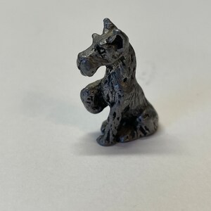 Vintage Metal 1” Sitting Dog Figurine