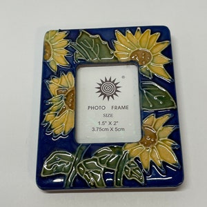 Vintage Ceramic Photo Frame