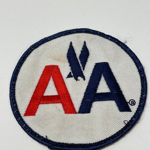Vintage American Airlines AA Fabric Sew-On Patch