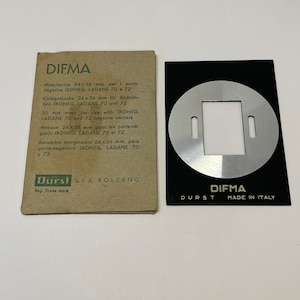 Vintage Durst DIFMA 24x36 mm Film Negative Carrier