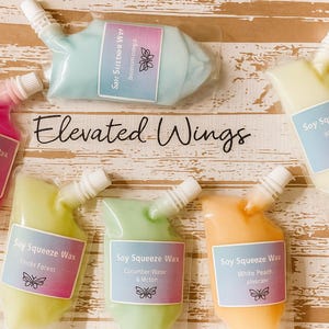 Soy Squeeze Wax Melts – Colorful Scented Wax in Pouches – Handmade, Easy-to-Use Wax for Warmers