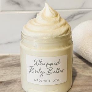Whipped Body Butter – Shea & Cocoa Butter Blend | Ultra Moisturizing Skincare with Jojoba | Coconut Oil| Natural Soft Glow Hydration