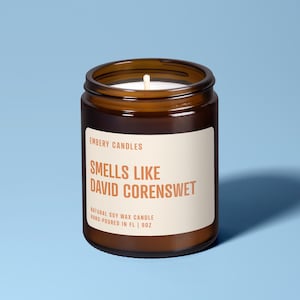 Smells Like David Corenswet | Soy Candle | Handpoured Natural Candle | Movie Lover | Smells Like Candle | Celebrity Crush