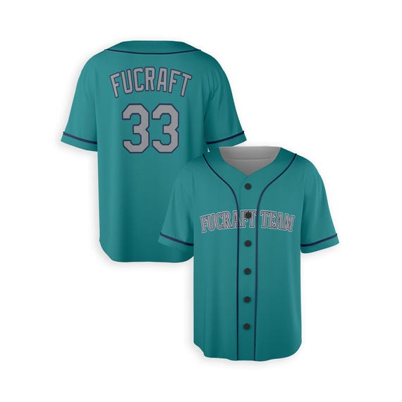 Personalized Seattle Mariners Jersey Aqua Green Alternate