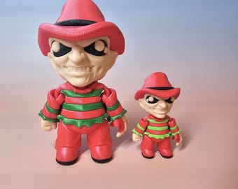 Freddy Krueger 2 Horror Figure 3D Printed
