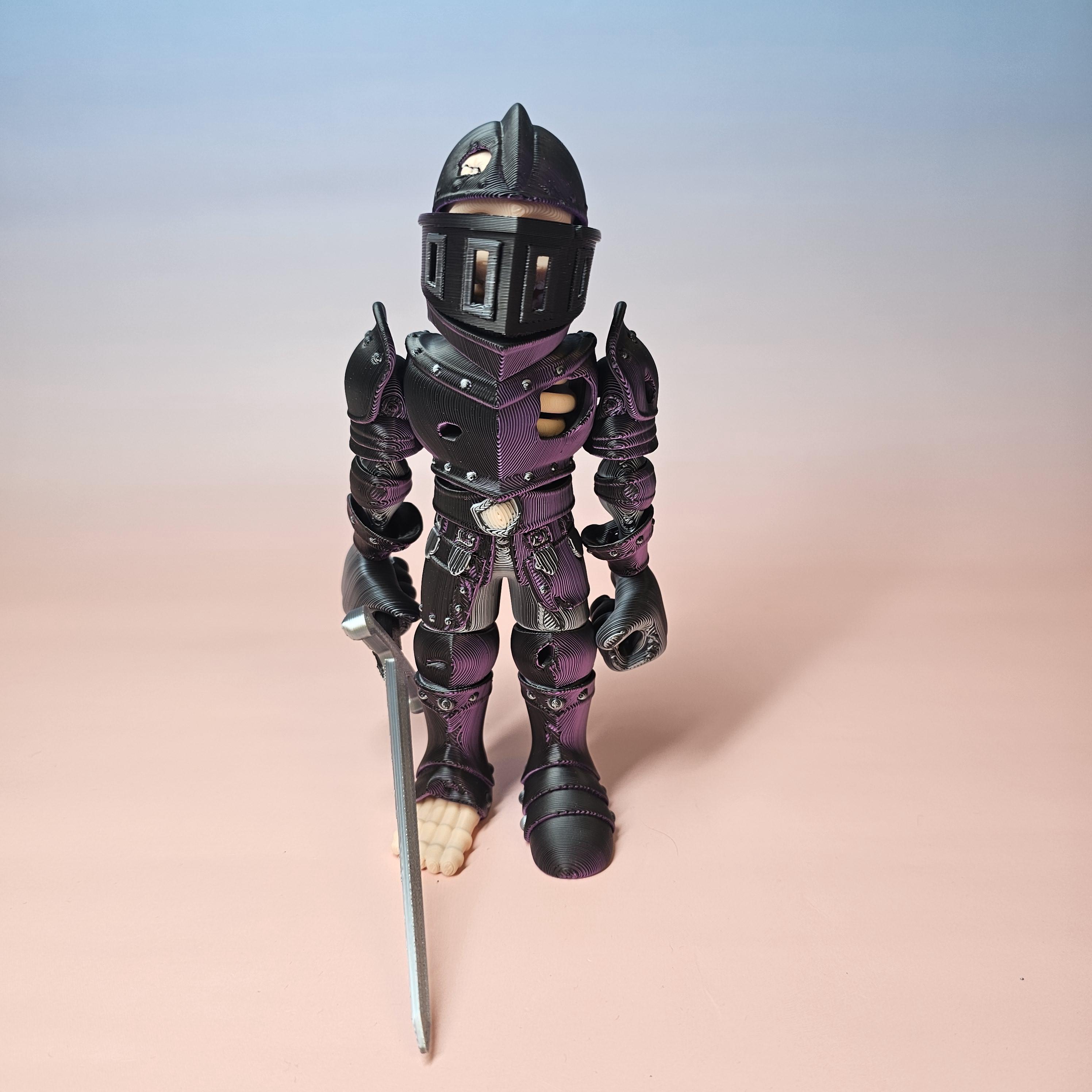 Skeleton Knight Action Figure 7 Inches 3D Printed - Etsy