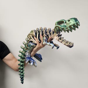 Esqueleto gigante de T-Rex de 76 cm impreso en 3D