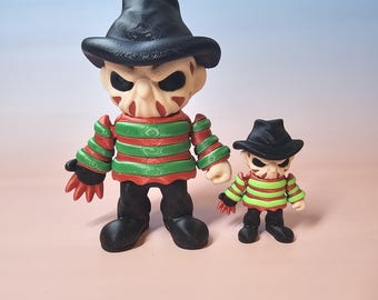 Freddy Krueger Horror Figure 3D Printed