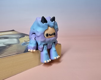 Winter Yeti Figure 3D Printed