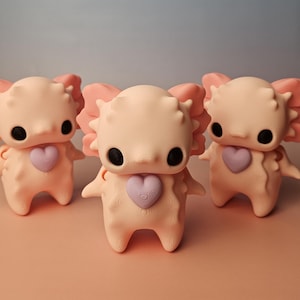 Axolotl Pixie 3D Printed