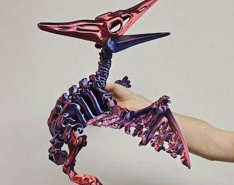 Giant Skeleton Pterodactyl 18 Inches 3D Printed