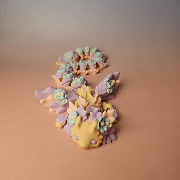 Kosha Axolotl Dragon 3D Printed