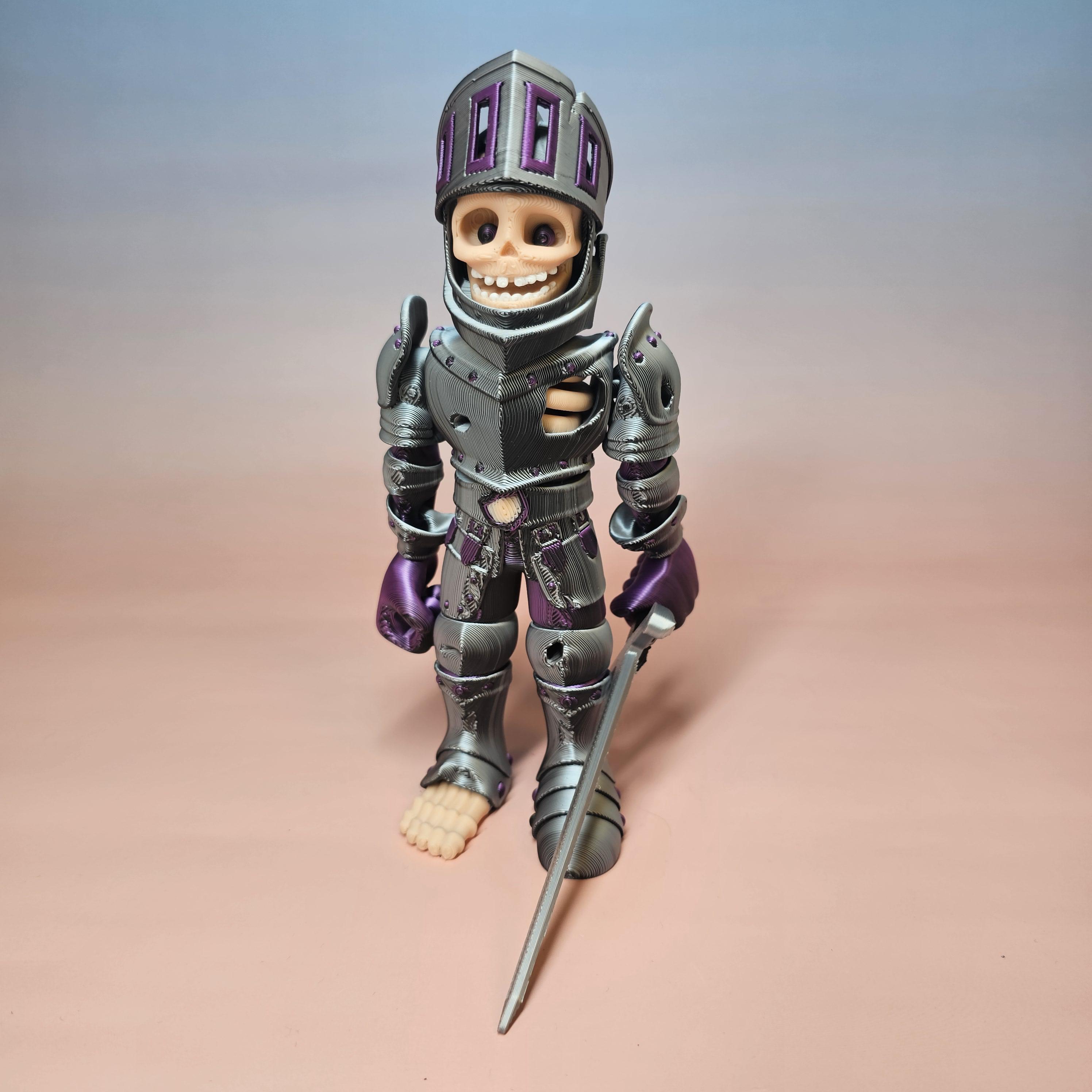 Skeleton Knight Action Figure 7 Inches 3D Printed - Etsy