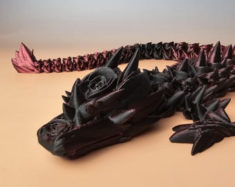Rose Dragon 3D Printed