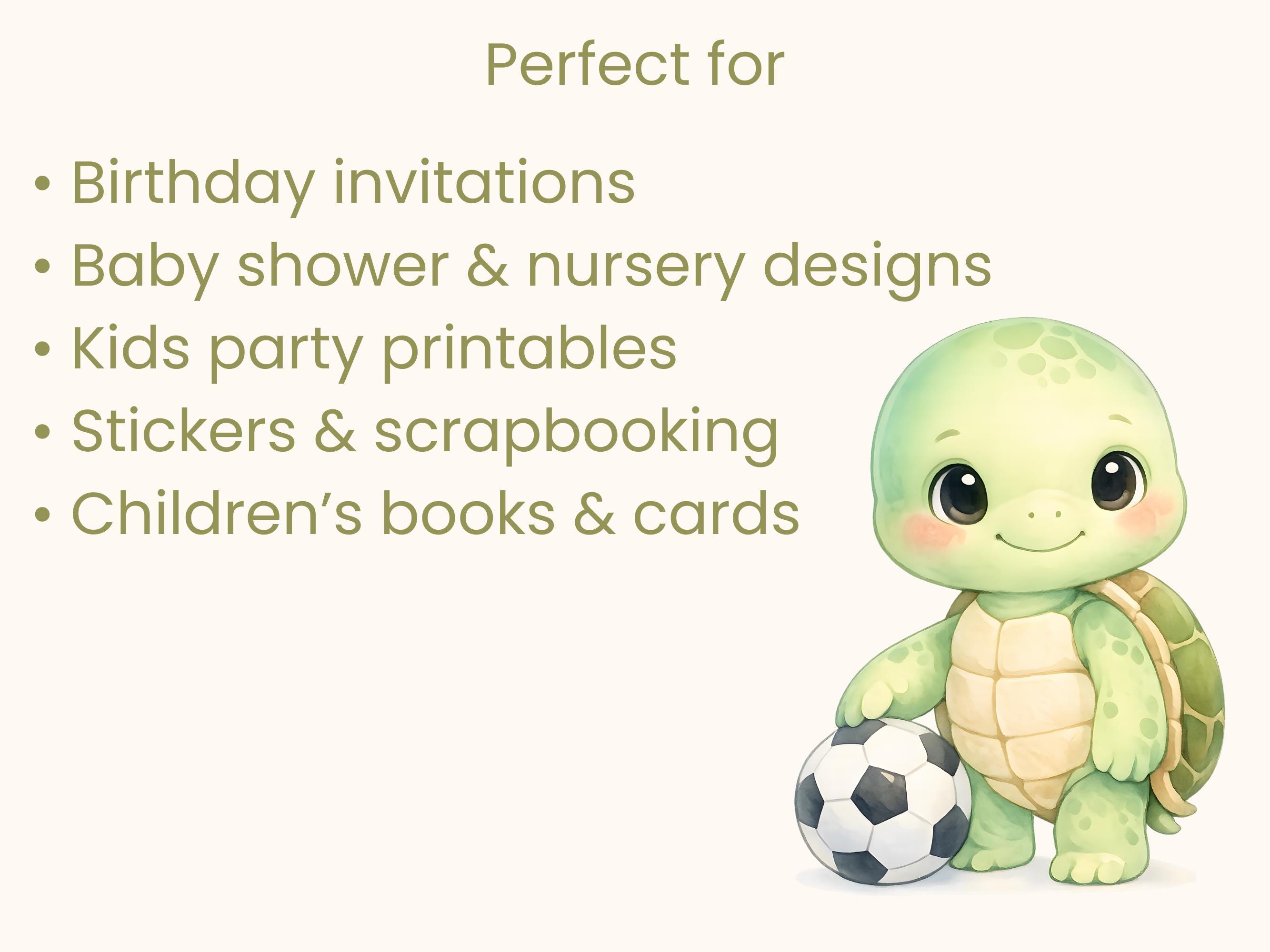 Turtle Clipart Bundle, Digital Download, 300 DPI PNG (commercial Use ...