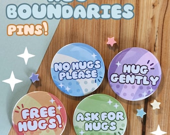 Hug Boundaries Pins!!