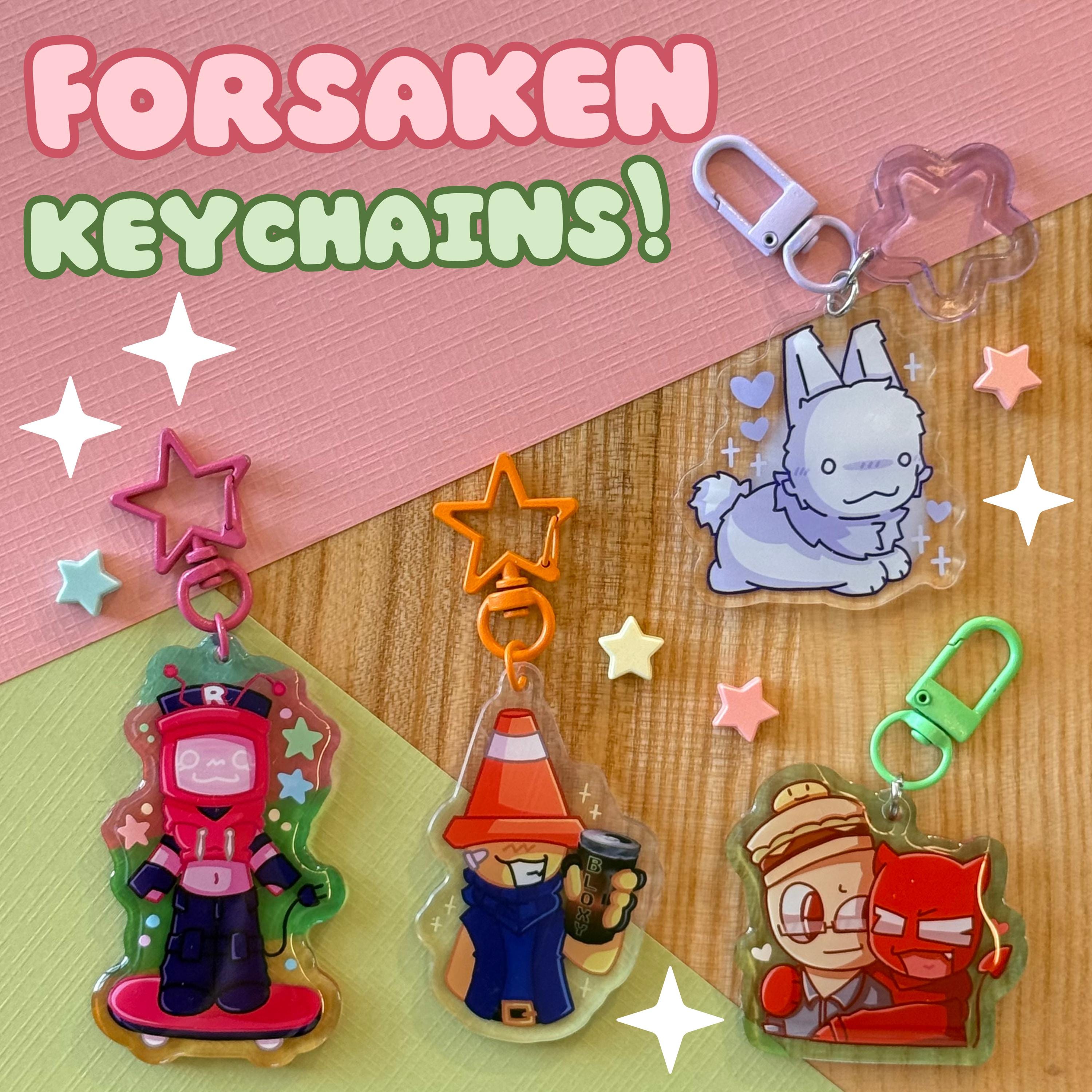 Forsaken roblox keychains & lanyards - Etsy 日本