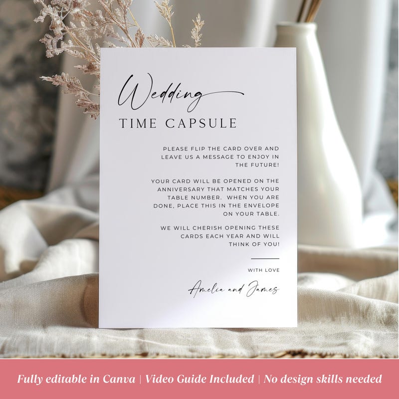 Wedding Time Capsule - Etsy