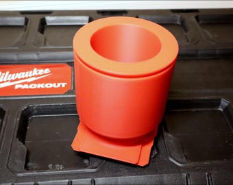 Inserto portavasos todo en uno Milwaukee Packout - Compatible con latas de Red Bull