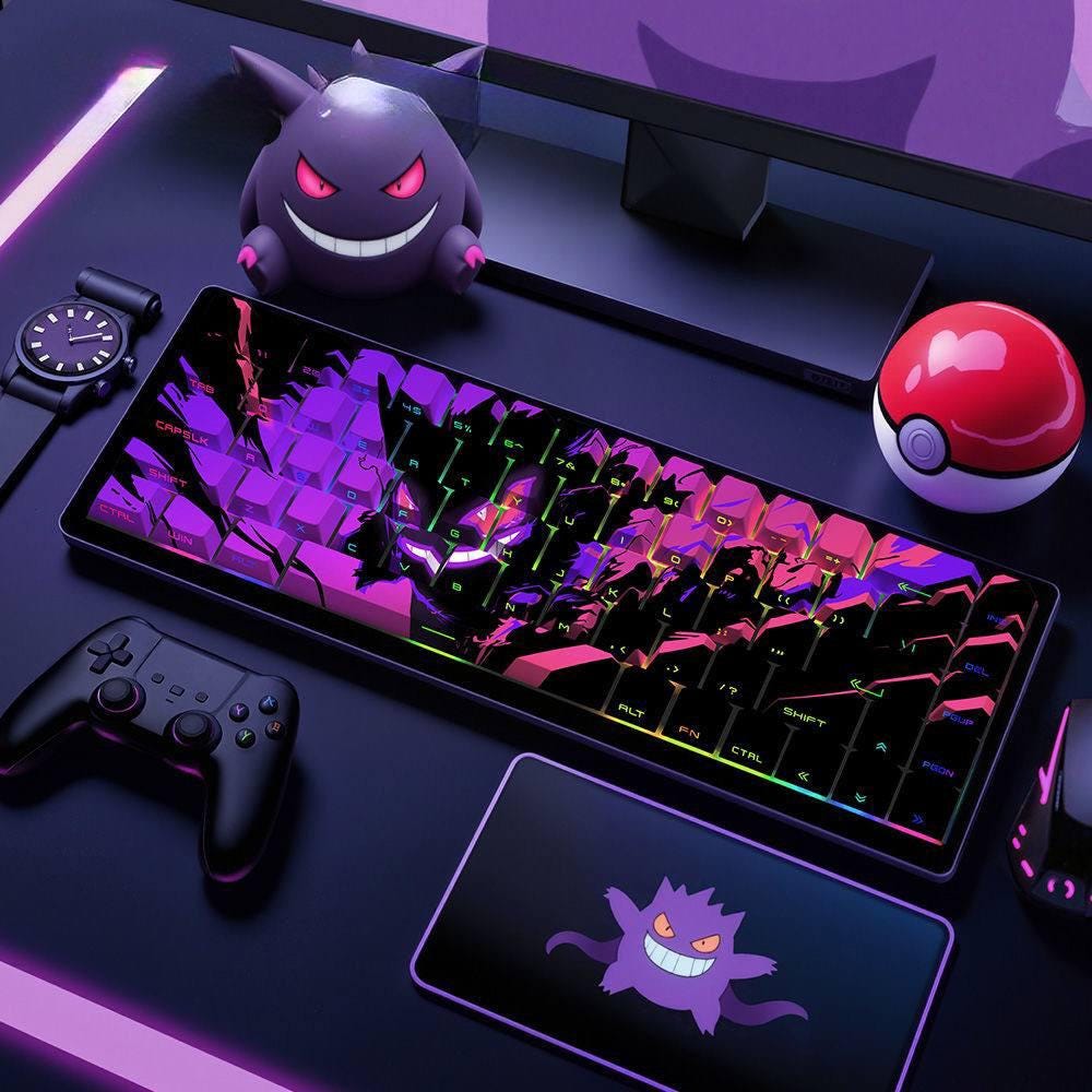 Keycaps Gamer Custom Mechanical Keyboard Keycaps / Dragon PBT Keycaps Set / Pokémon ...