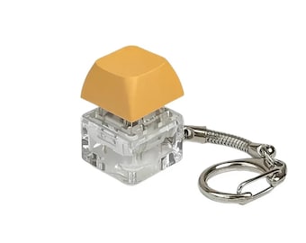 Keyboard Switch Fidget Keychain, Stress Relief Keycap Toy