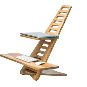 Stehpult / Laptopständer / Verstellbarer Schreibtisch / Home-Office-Schreibtisch / Verstellbarer Schreibtischständer / Sitz-Steh-Schreibtisch