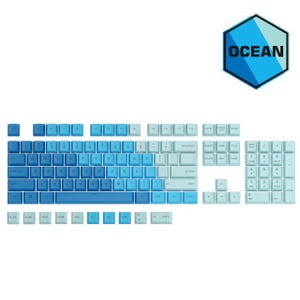 PBT Keycaps Set with 114 Caps - Cherry Profile, / Blue Keycap / Cherry Profile Keycaps / Custom mechanical keyboard