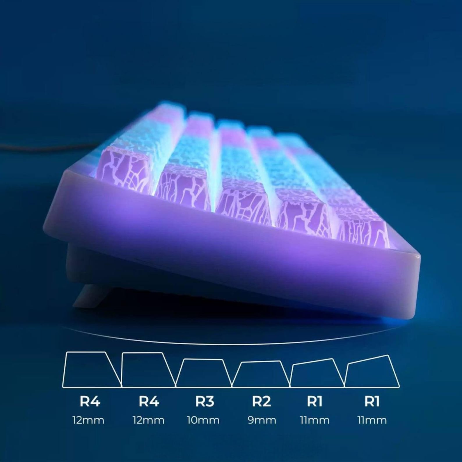 Shine Bright Clear Keycap Set – 118 PBT Keycaps, OEM Profile - Etsy