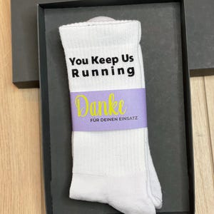 Business Appreciation Socks as a Christmas gift idea for employees — includes a premium gift box and optional personalization.
