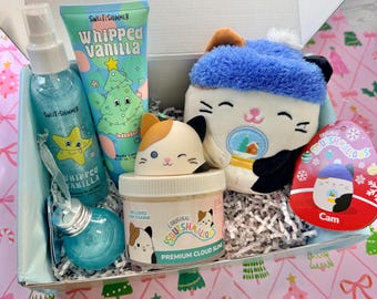 Christmas Gift Box for Tween Girls | Squishmallow Slime Self Care Gift