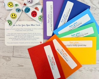 Summer Camp Care Package for Girls | Open When Cards, Homesick Gift Box
