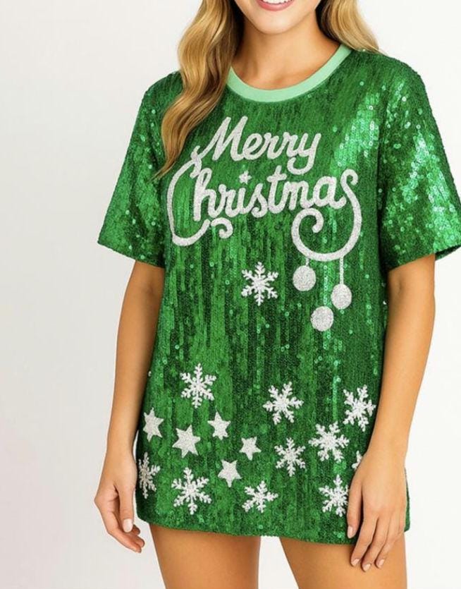 Green Long Dress Christmas - Etsy