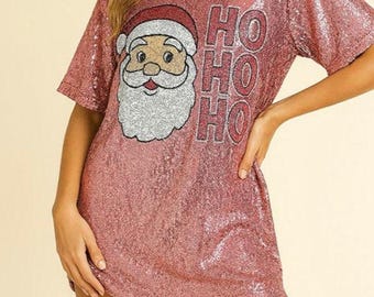 Festive Christmas Mini T-shirt Dress: Holiday Party Outfit - Etsy Festive Christmas Mini T-shirt Dress: Holiday Party Outfit - Etsy