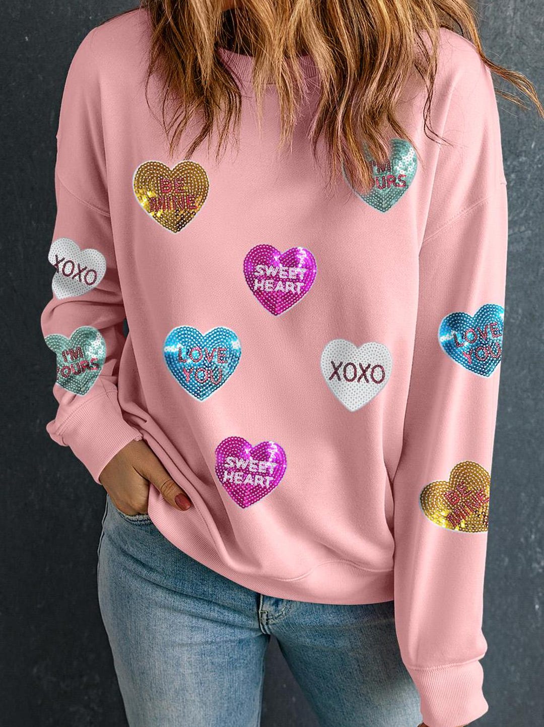 Sweetheart Sequin Hux Party T-Shirt