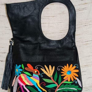 Leather bag, shoulder bag, party bag, handmade bag, Mexican bag, artisan bag