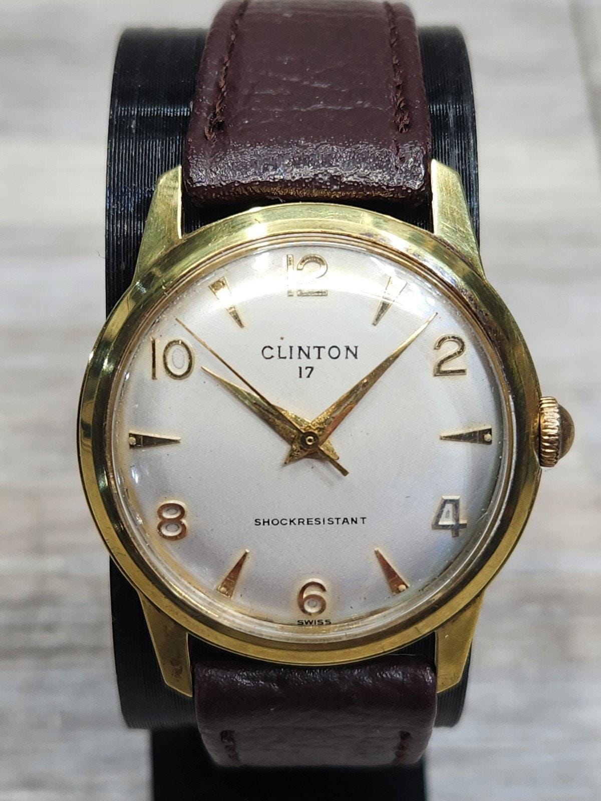 Clinton 17 Jewels Watch - Etsy display picture 2