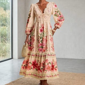 Lace Patchwork Dress - Etsy
