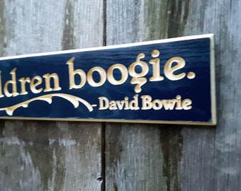 David Bowie Sign Etsy
