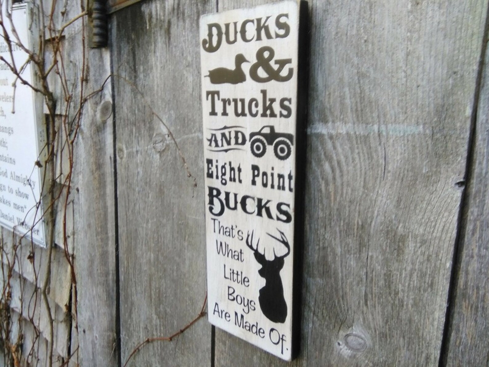 Ducks and Trucks and Eight Point Bucks That's What Little Etsy
