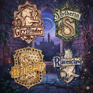 Magic School Crest SVG | 3D Layered Laser Cut File (Digital Download