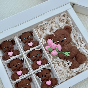Mother’s Day Gift Milk Chocolate Bears Exclusive Chocolate Gift Belgian Chocolate