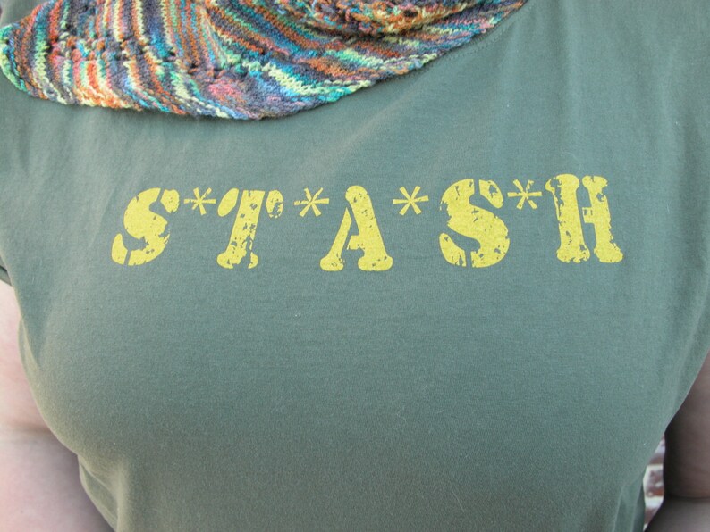 STASH Stash Knitting T-Shirt Sizes: Small S XXXL 3X Gift for Knitters image 2