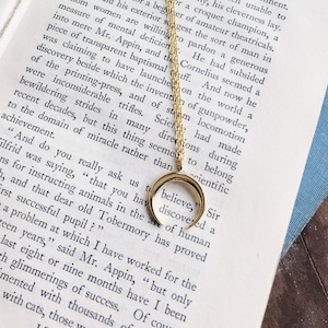 Crescent necklace