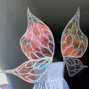 Fairy Wings for Adults, Iridescent Costume Wings for Cosplay, Festivals, Fairy core, Halloween  Handmade Fae Wings