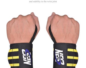 Handmade wrist wraps (45 cm), 2 wrist wraps, fitness,strength training for more stability and safety,gymnastics,bodybuilding,boxing,CrossFit