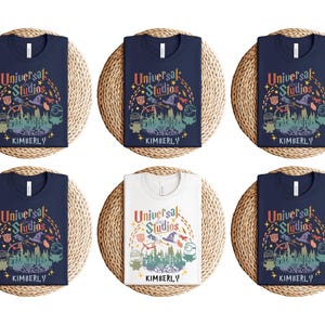 Personalized Disney Universal Studios T-Shirt, Custom Universal Studios Trip Shirt 2025, Universal Studios Family Vacation 2025 Tshirt